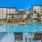 resort style pool with seating